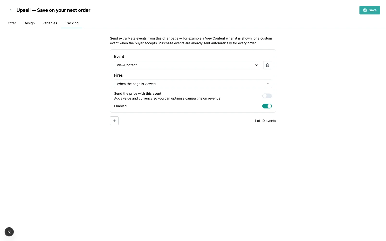 Der Reiter Tracking im Angebots-Editor